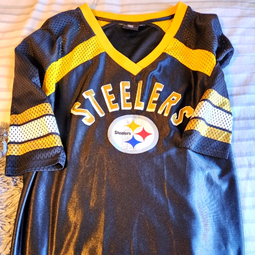 NFL Team Apparel Steelers 3/4 Jersey